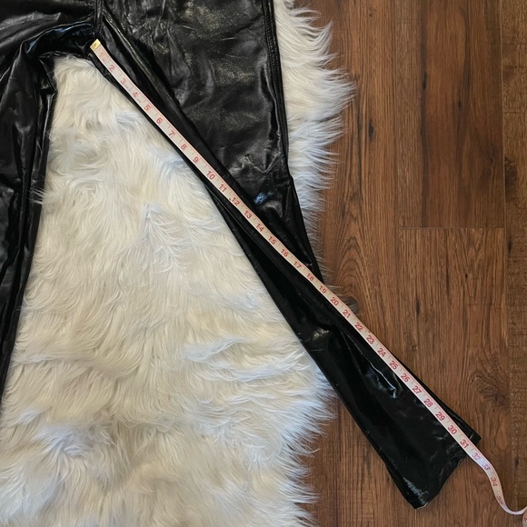 Daang Goodman Tripp NYC Black Pants Size 30/11 PVC Vinyl **FLAWS SEE PHOTOS** - Picture 11 of 12